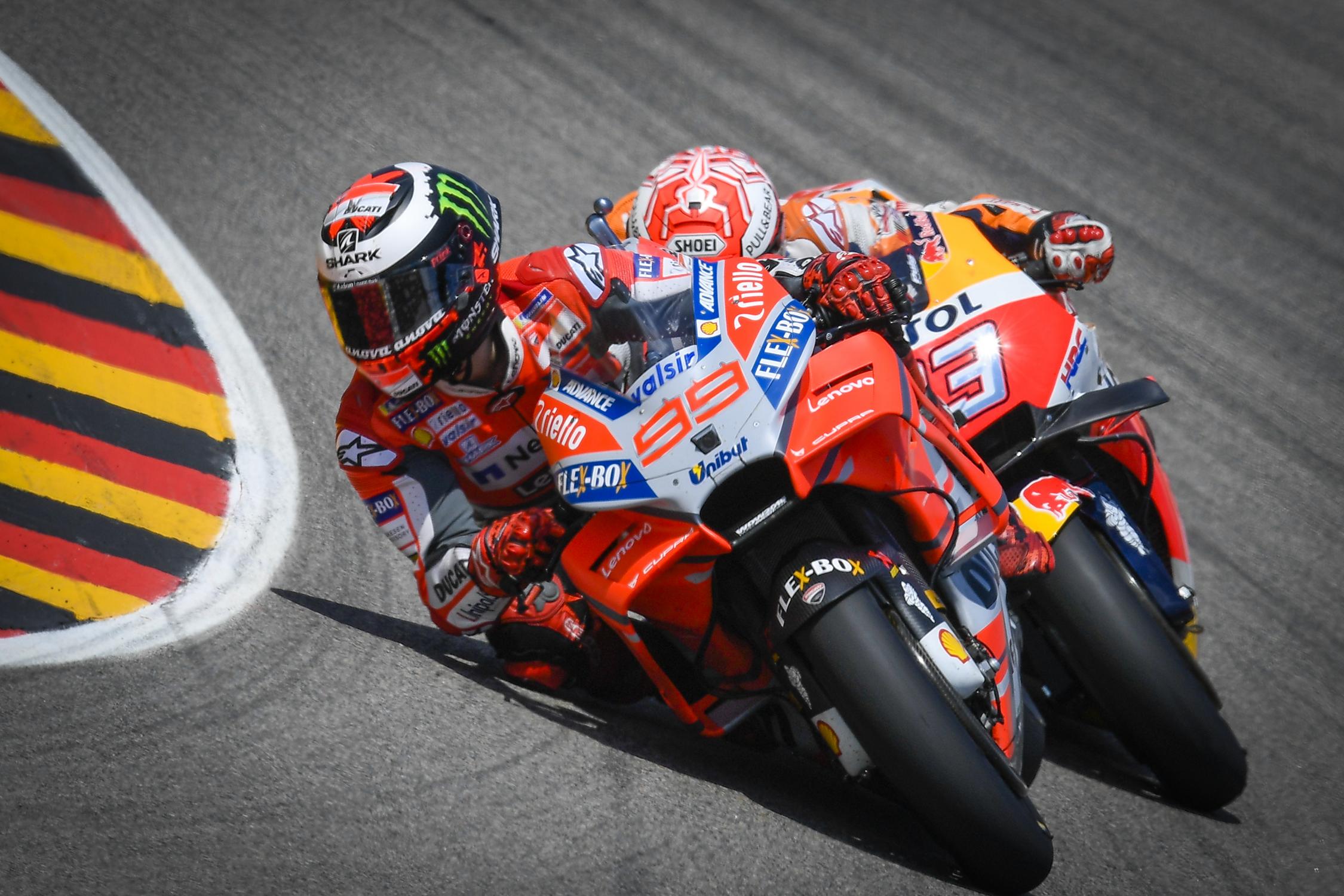 Jorge Lorenzo y Marc Márquez MotoGP Alemania