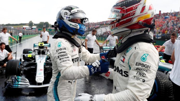 Valtteri Bottas & Lewis Hamilton