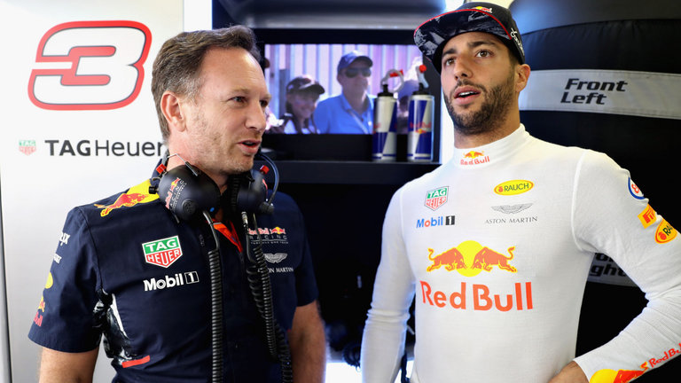 Horner And Ricciardo