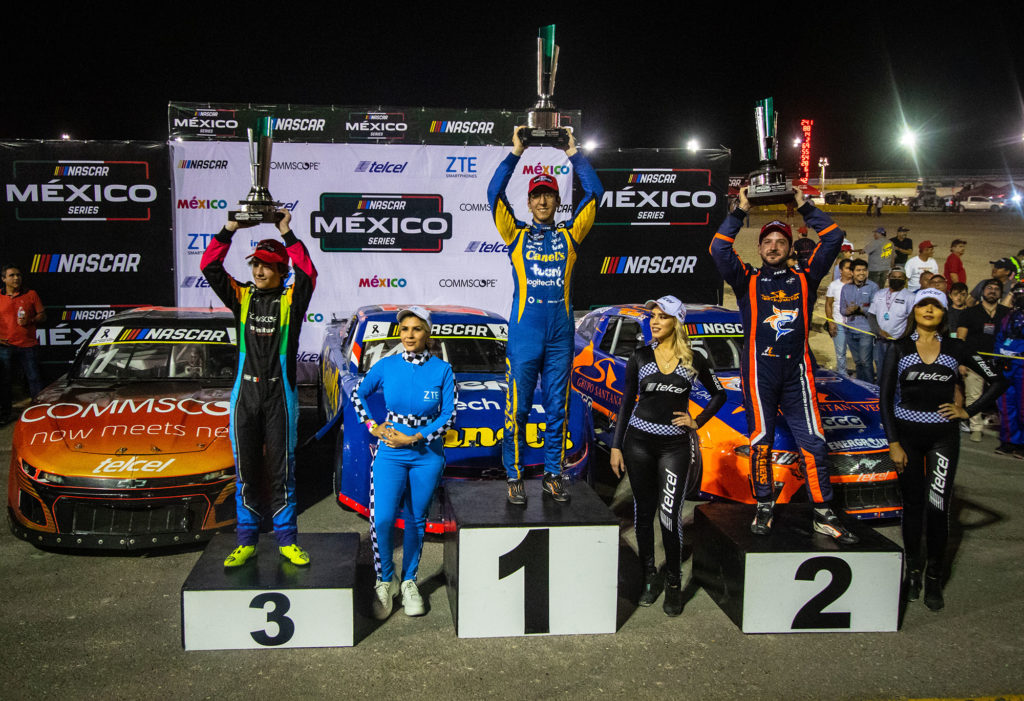 Julio Rejón y la Escudería GGG, al podio en la nocturna de NASCAR